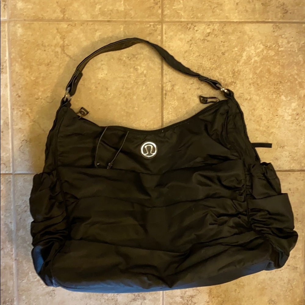 Lululemon black gym bag